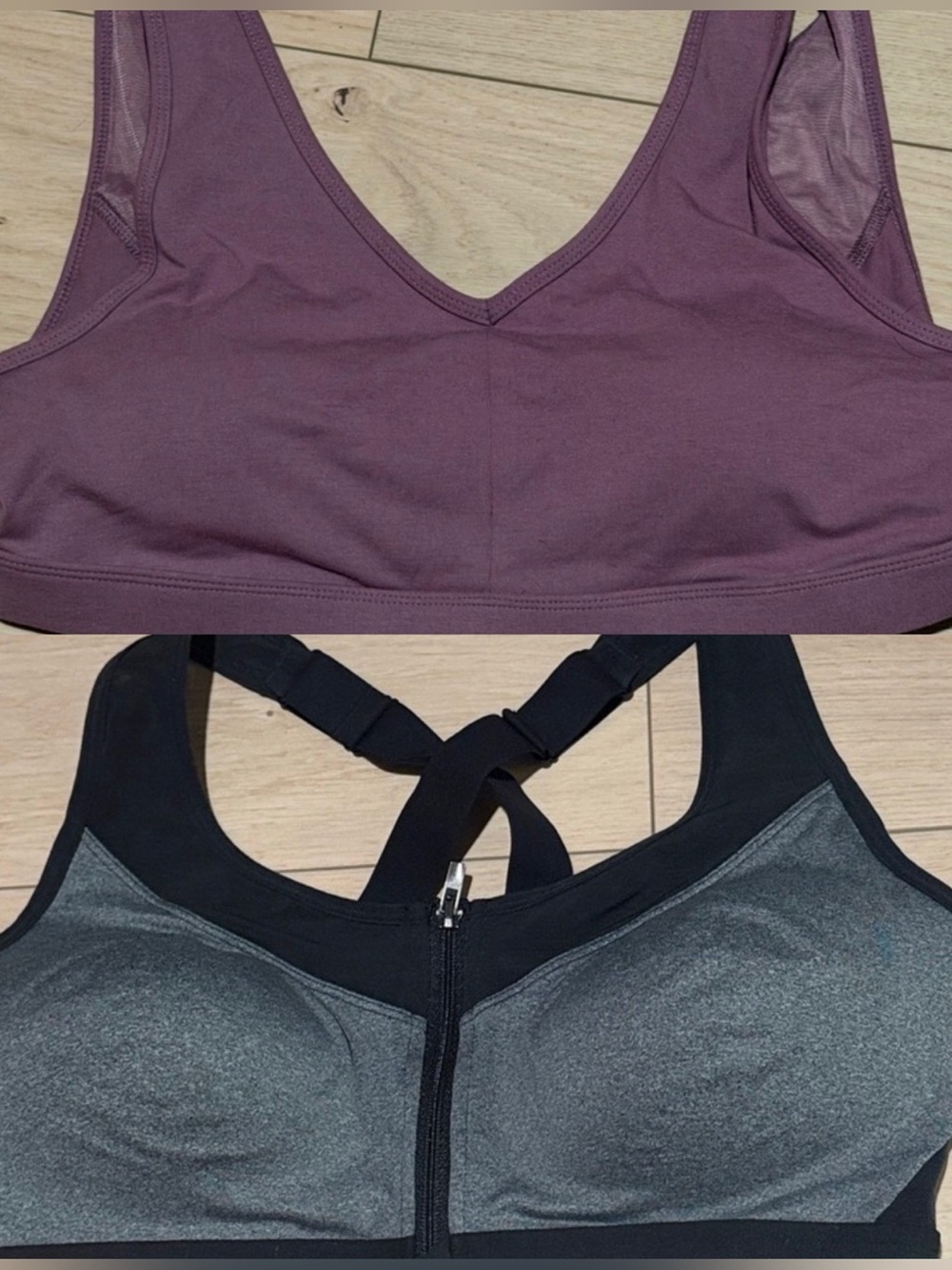OLD NAVY and AVIA zip front sports bras Bundle